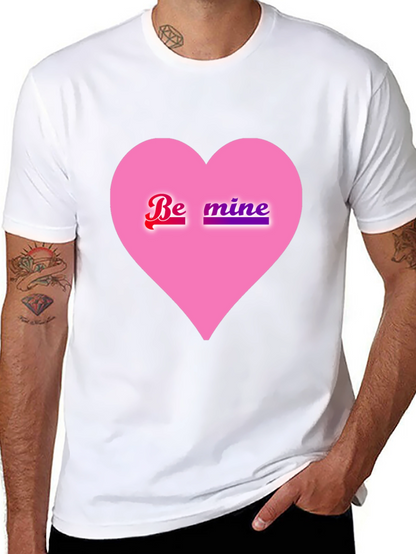 Be Mine Pink Heart Valentines Day T-Shirt