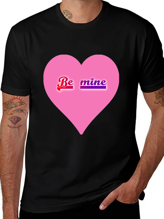 Be Mine Pink Heart Valentines Day T-Shirt
