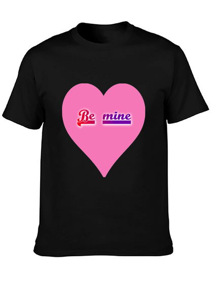 Be Mine Pink Heart Valentines Day T-Shirt