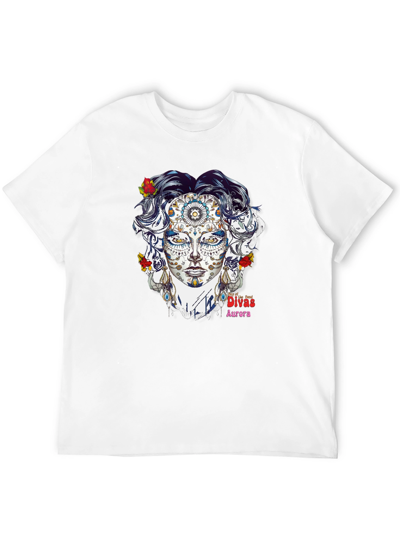 Day of the Dead Divas Aurora Graphic T-Shirt