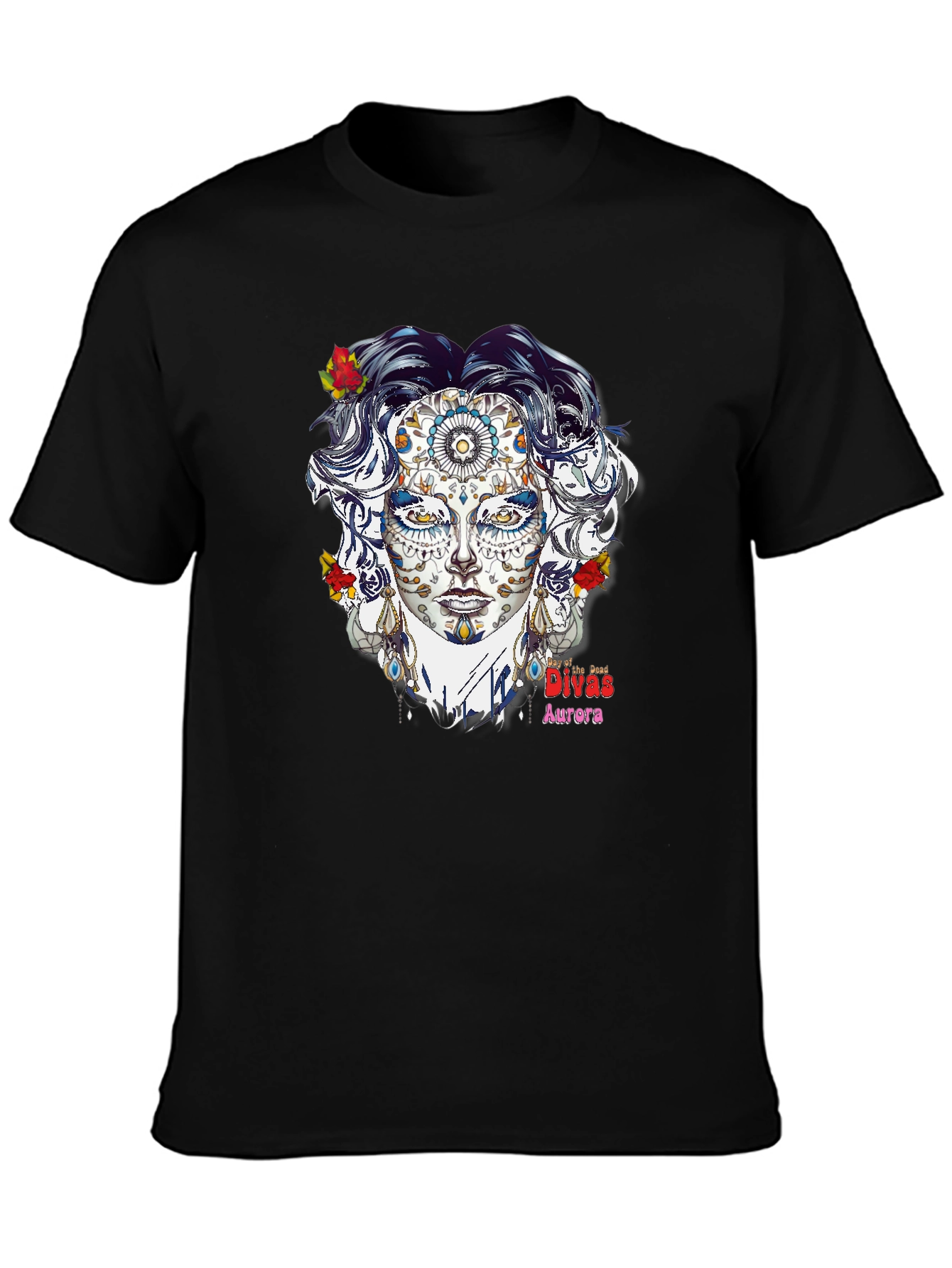 Day of the Dead Divas Aurora Graphic T-Shirt
