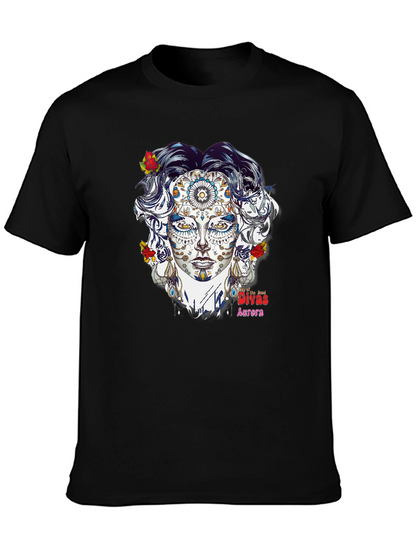 Day of the Dead Divas Aurora Graphic T-Shirt