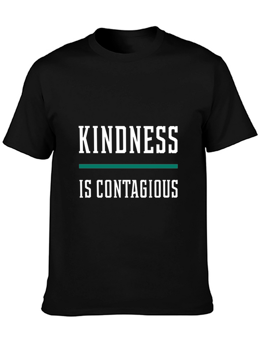 Kindness is Contagious Graphic Tee - Black