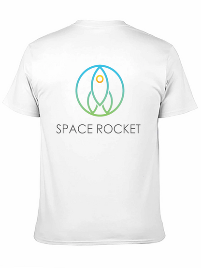 Space Rocket Graphic T-Shirt - Modern Design