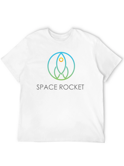 Space Rocket Graphic T-Shirt - Modern Design