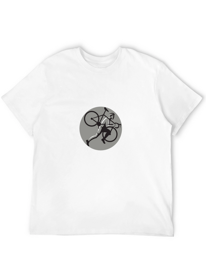 Cyclist Graphic Black T-Shirt