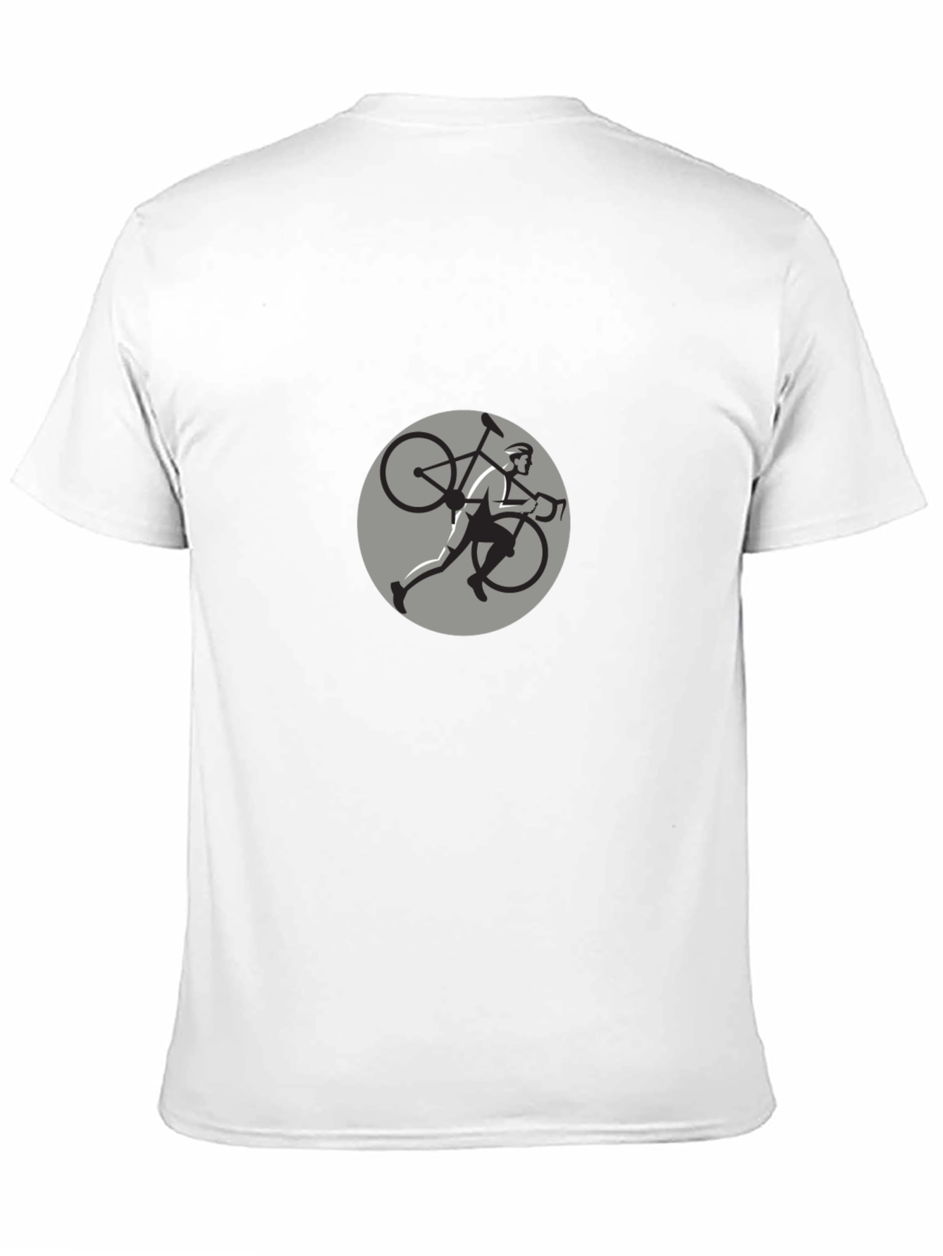 Cyclist Graphic Black T-Shirt