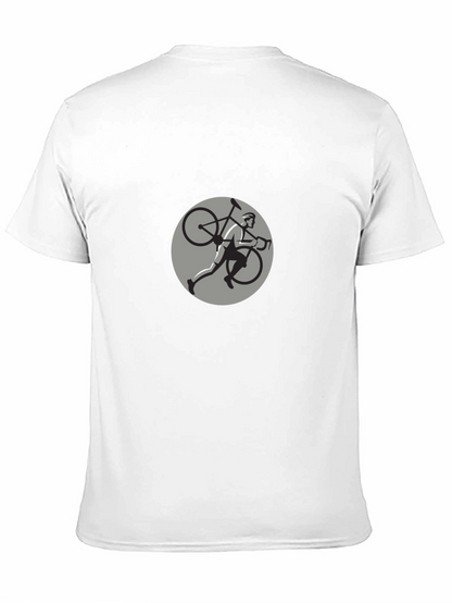 Cyclist Graphic Black T-Shirt