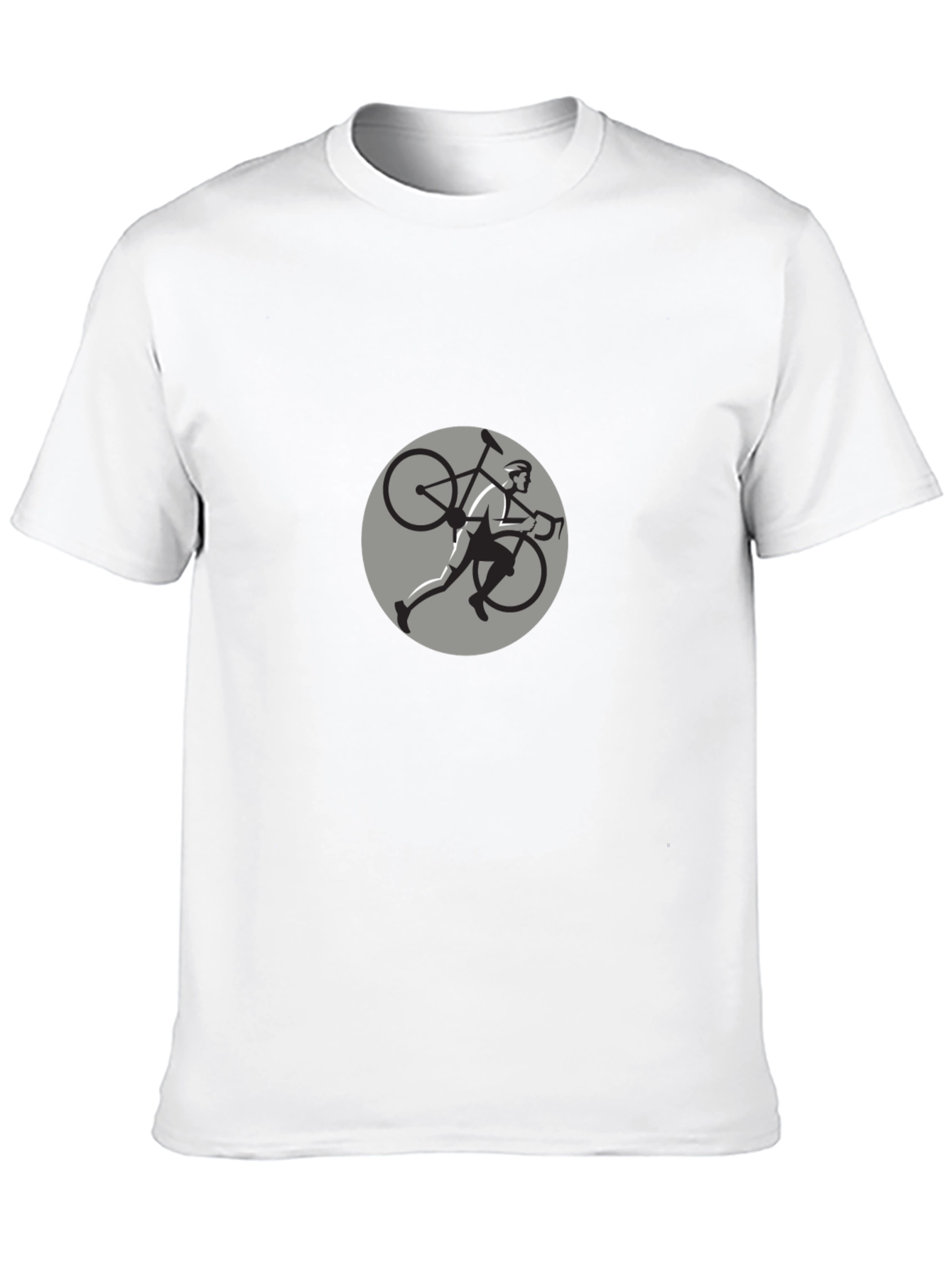 Cyclist Graphic Black T-Shirt