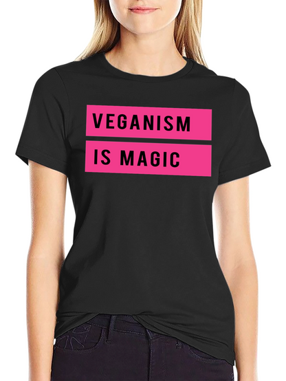 Veganism is Magic Black T-Shirt