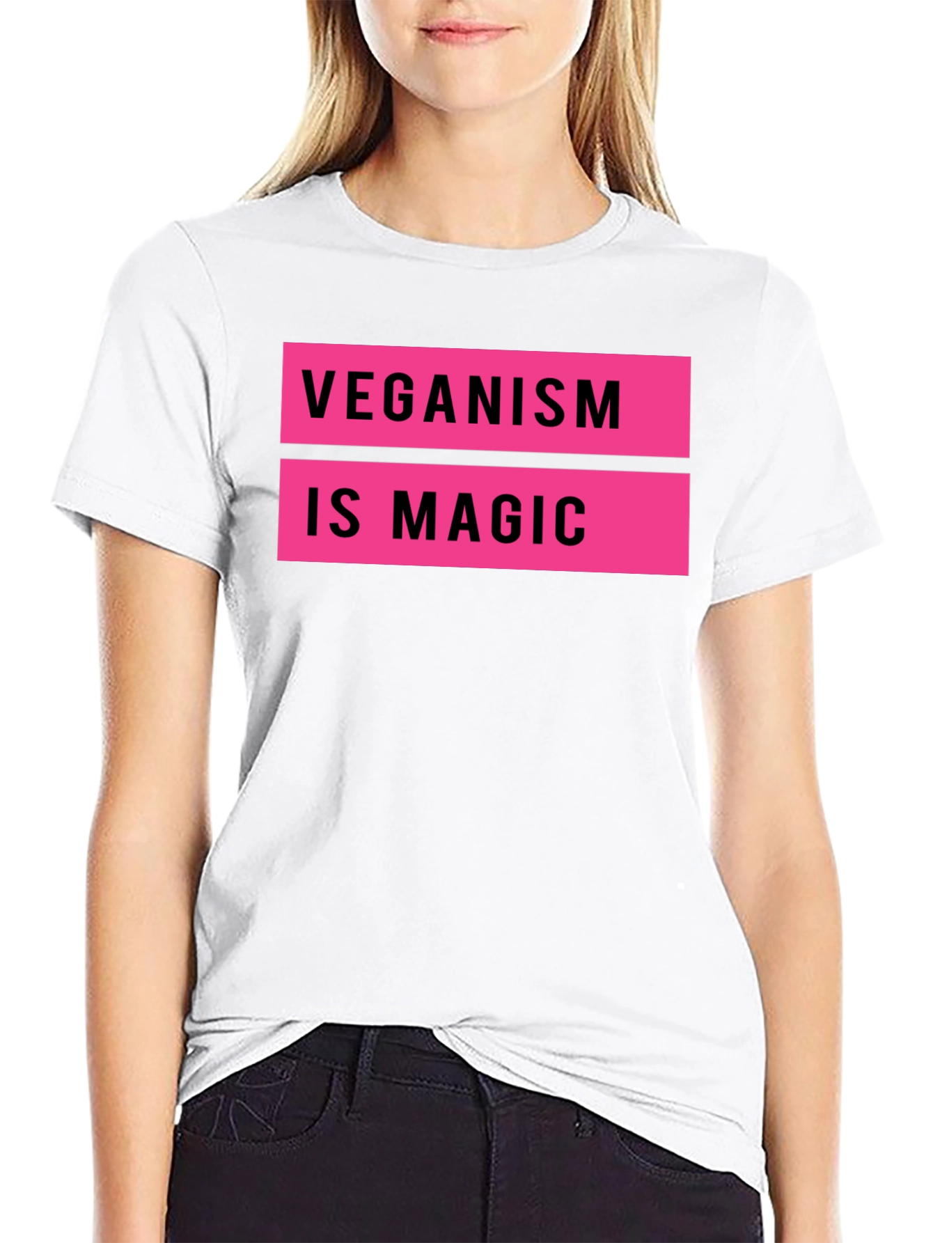 Veganism is Magic Black T-Shirt