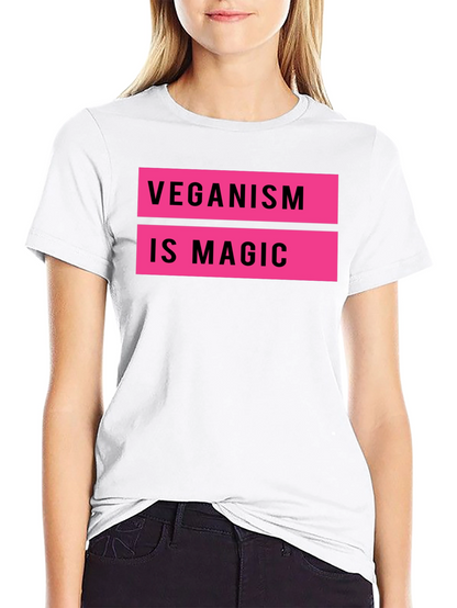 Veganism is Magic Black T-Shirt