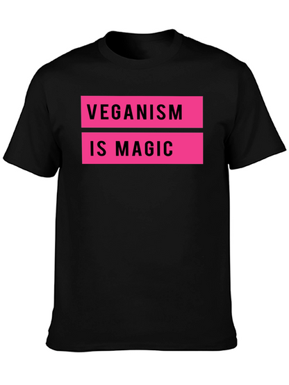 Veganism is Magic Black T-Shirt