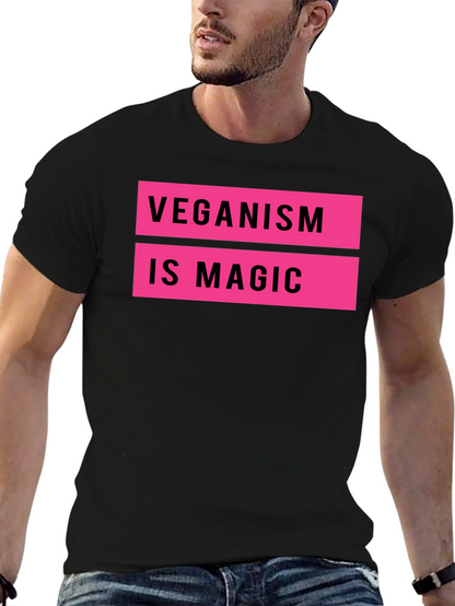 Veganism is Magic Black T-Shirt