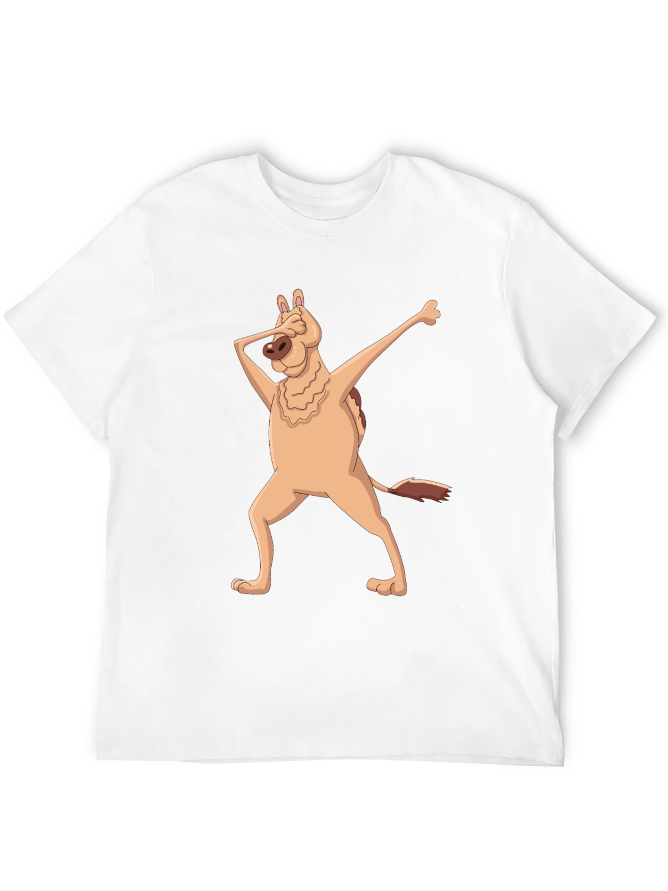 Dabbing Dog Graphic T-Shirt - Mens Black Tee