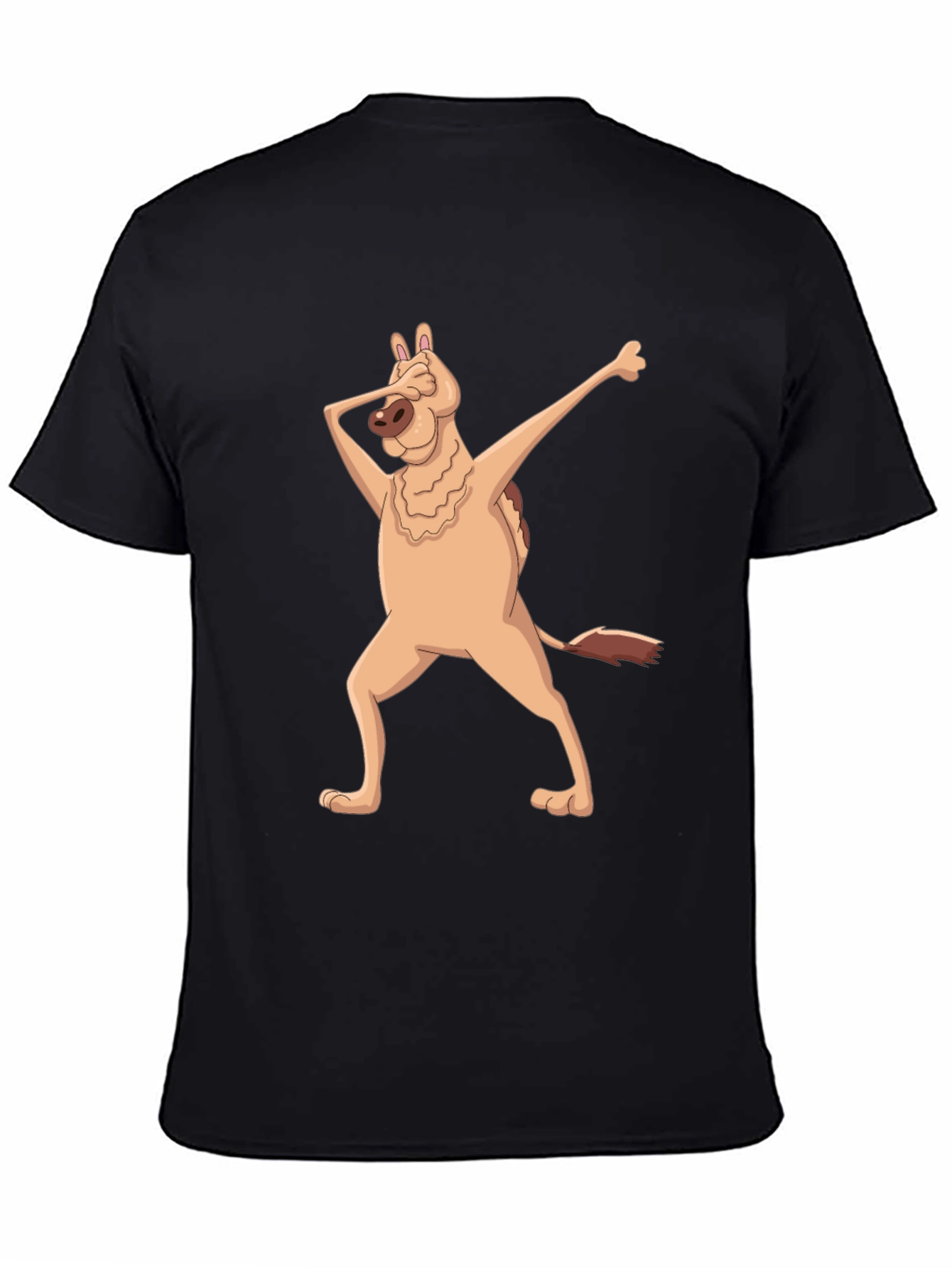 Dabbing Dog Graphic T-Shirt - Mens Black Tee