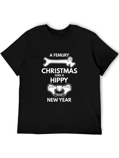 A Femury Christmas & a Hippy New Year T-Shirt