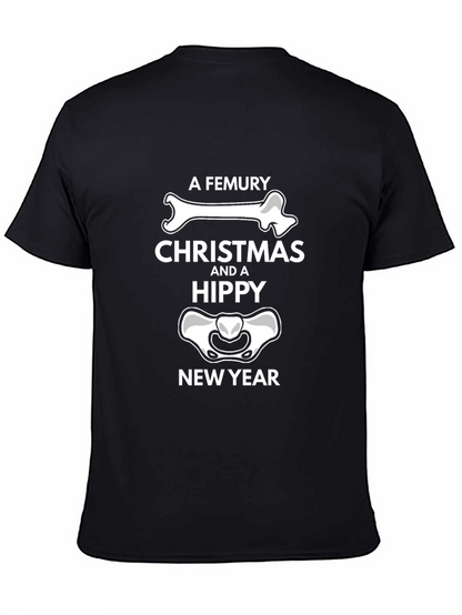A Femury Christmas & a Hippy New Year T-Shirt