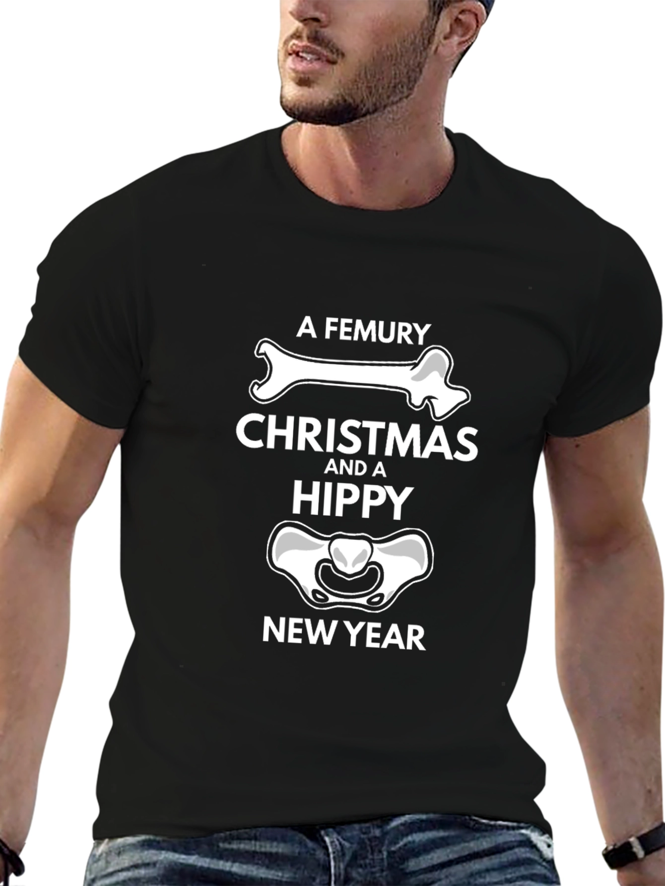 A Femury Christmas & a Hippy New Year T-Shirt