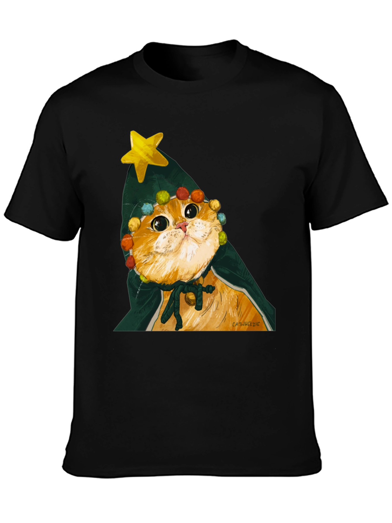 Cat Christmas Tree T-Shirt