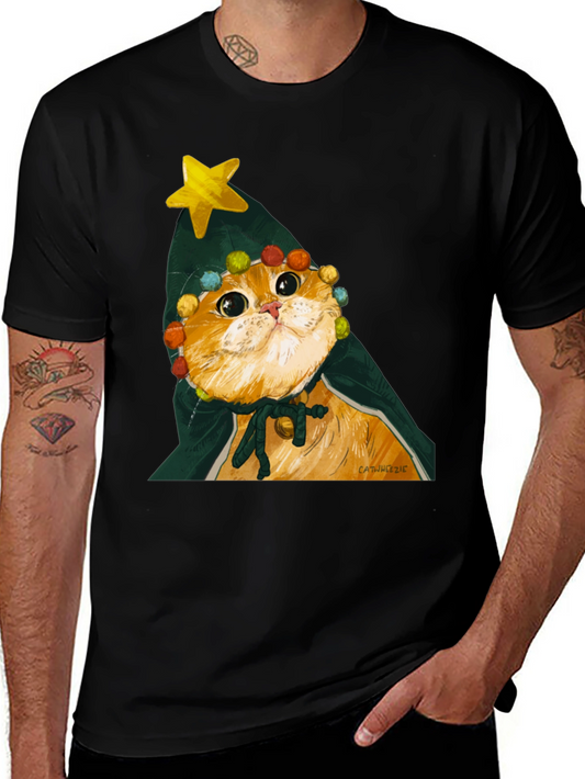 Cat Christmas Tree T-Shirt