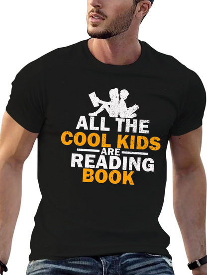 Cool Kids Reading Book T-Shirt