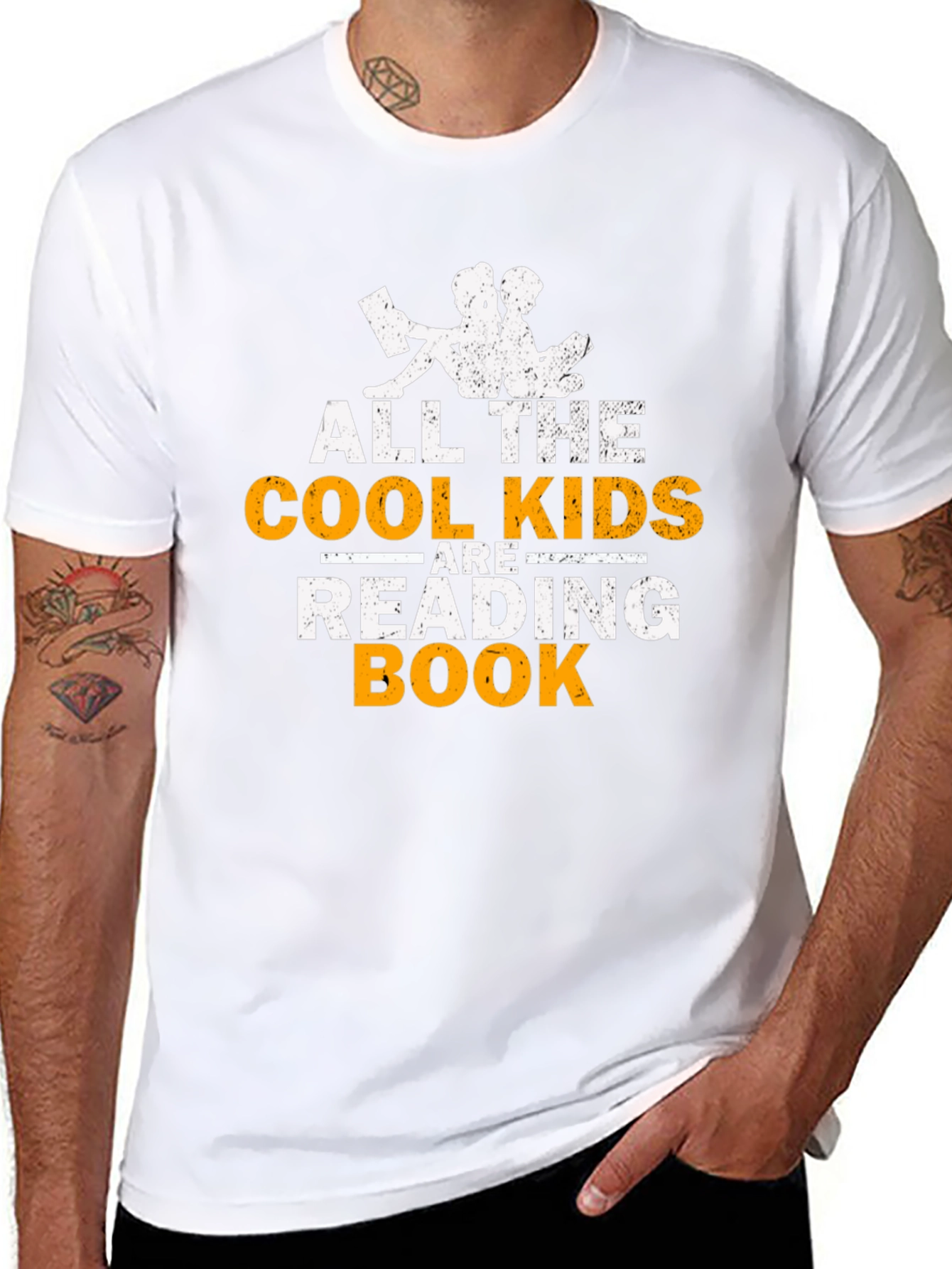 Cool Kids Reading Book T-Shirt