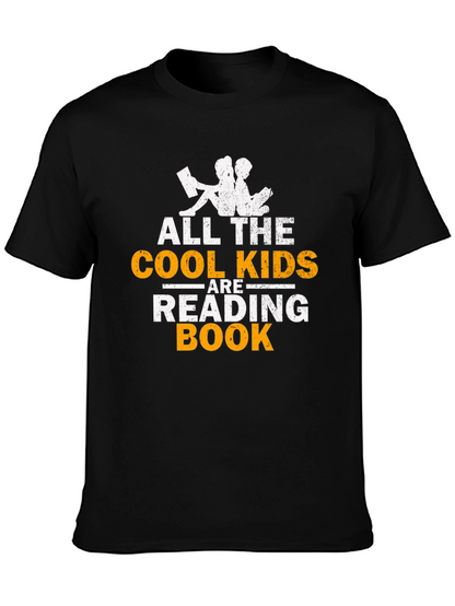 Cool Kids Reading Book T-Shirt