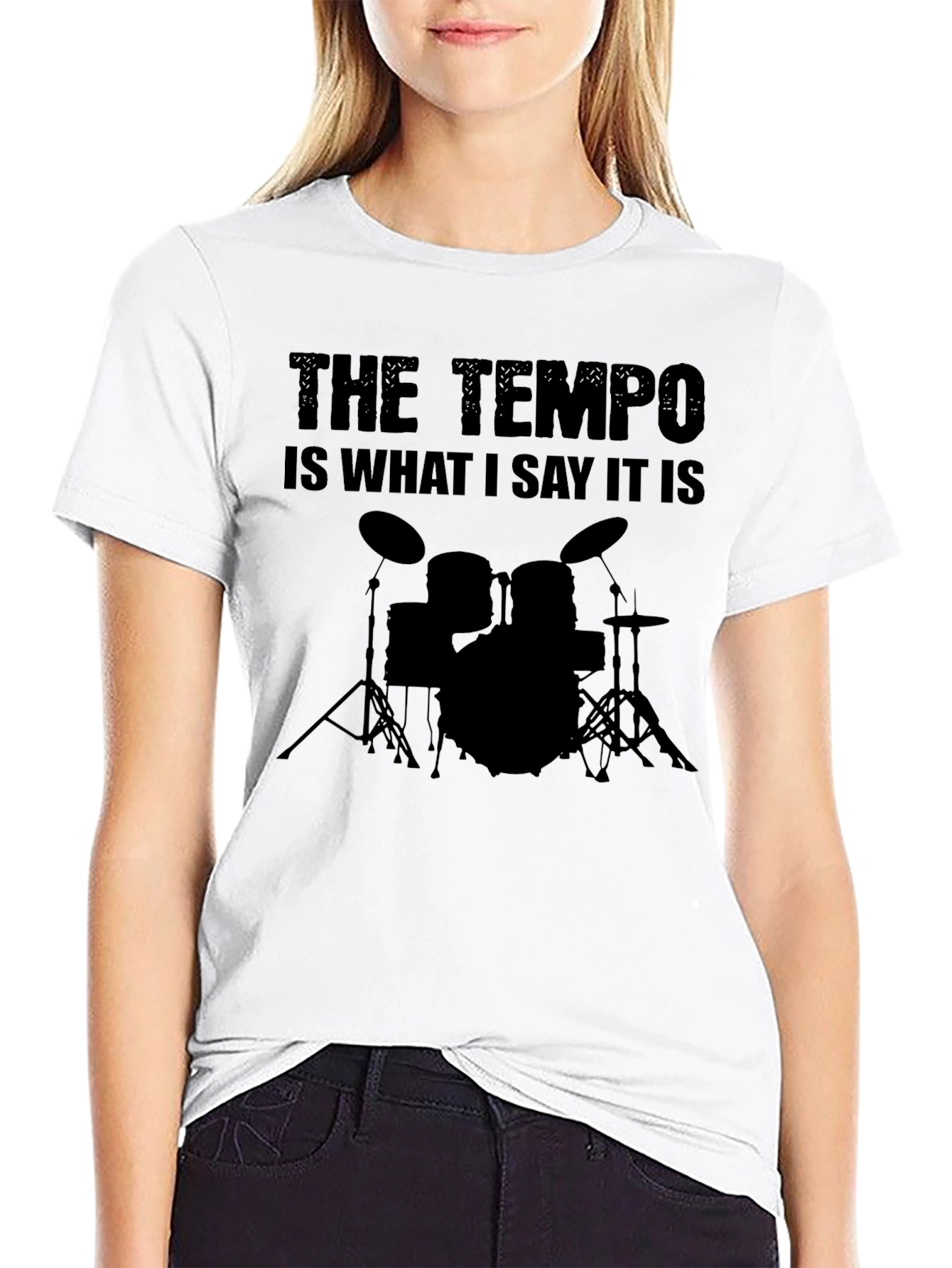 The Tempo T-Shirt: Musician Drummer Tee