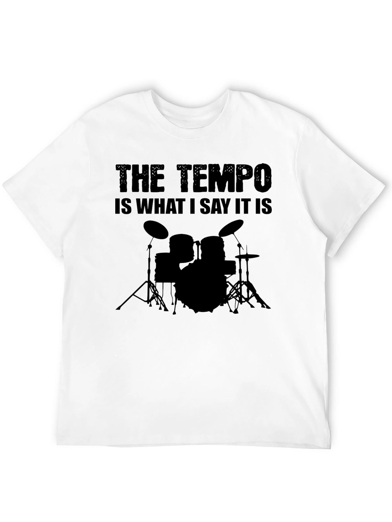 The Tempo T-Shirt: Musician Drummer Tee