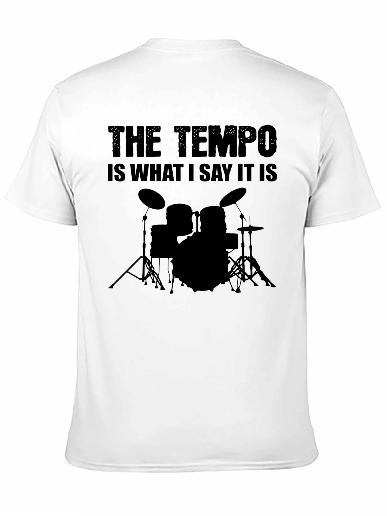 The Tempo T-Shirt: Musician Drummer Tee