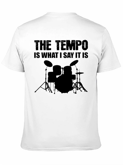 The Tempo T-Shirt: Musician Drummer Tee