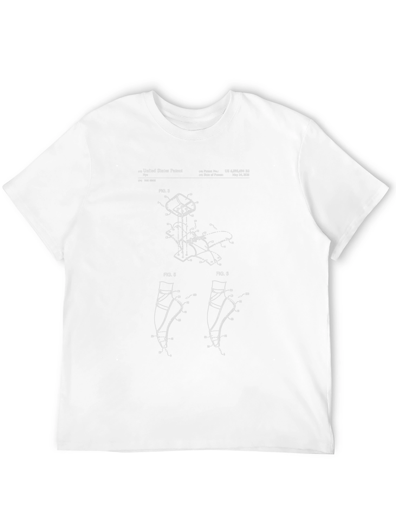 Patent Art Black T-Shirt