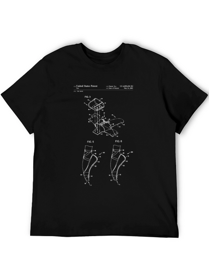 Patent Art Black T-Shirt