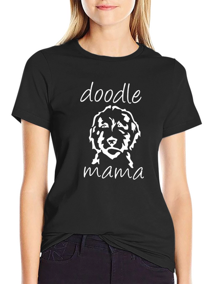 Doodle Mama Graphic Tee - Black T-Shirt