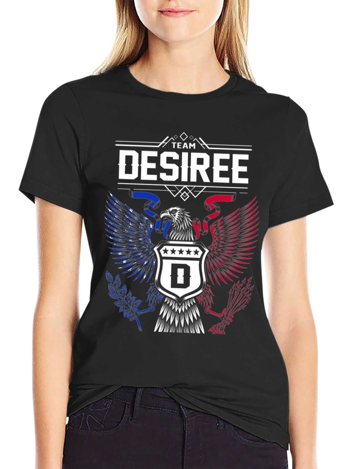 Team Desiree Patriotic Eagle T-Shirt