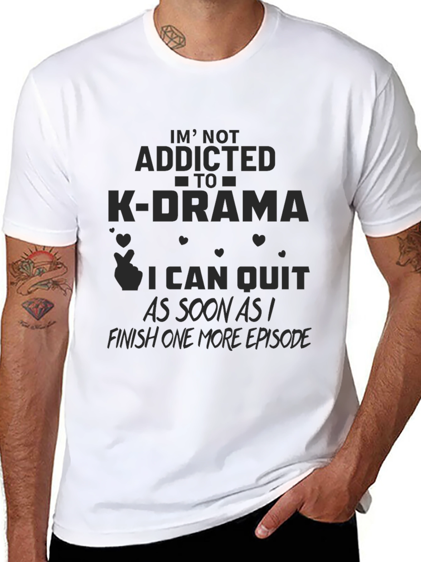 K-Drama Addict T-Shirt - Funny Slogan Tee