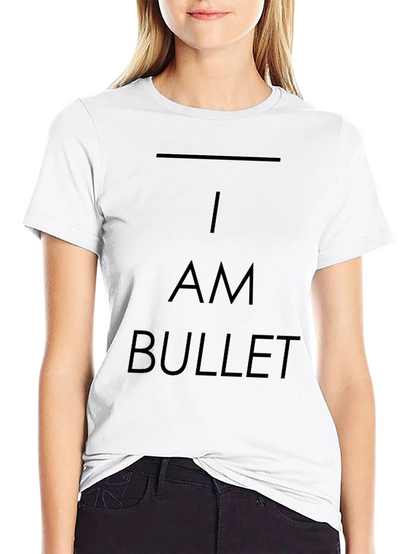 I am Bullet Graphic Print T-Shirt
