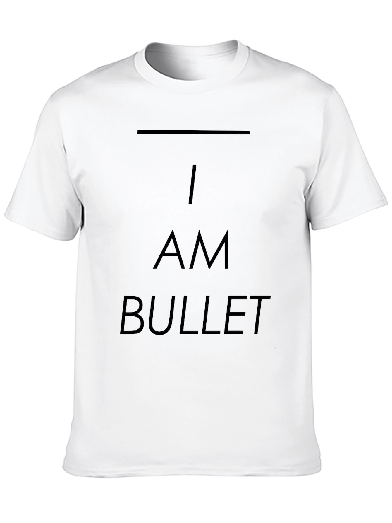 I am Bullet Graphic Print T-Shirt