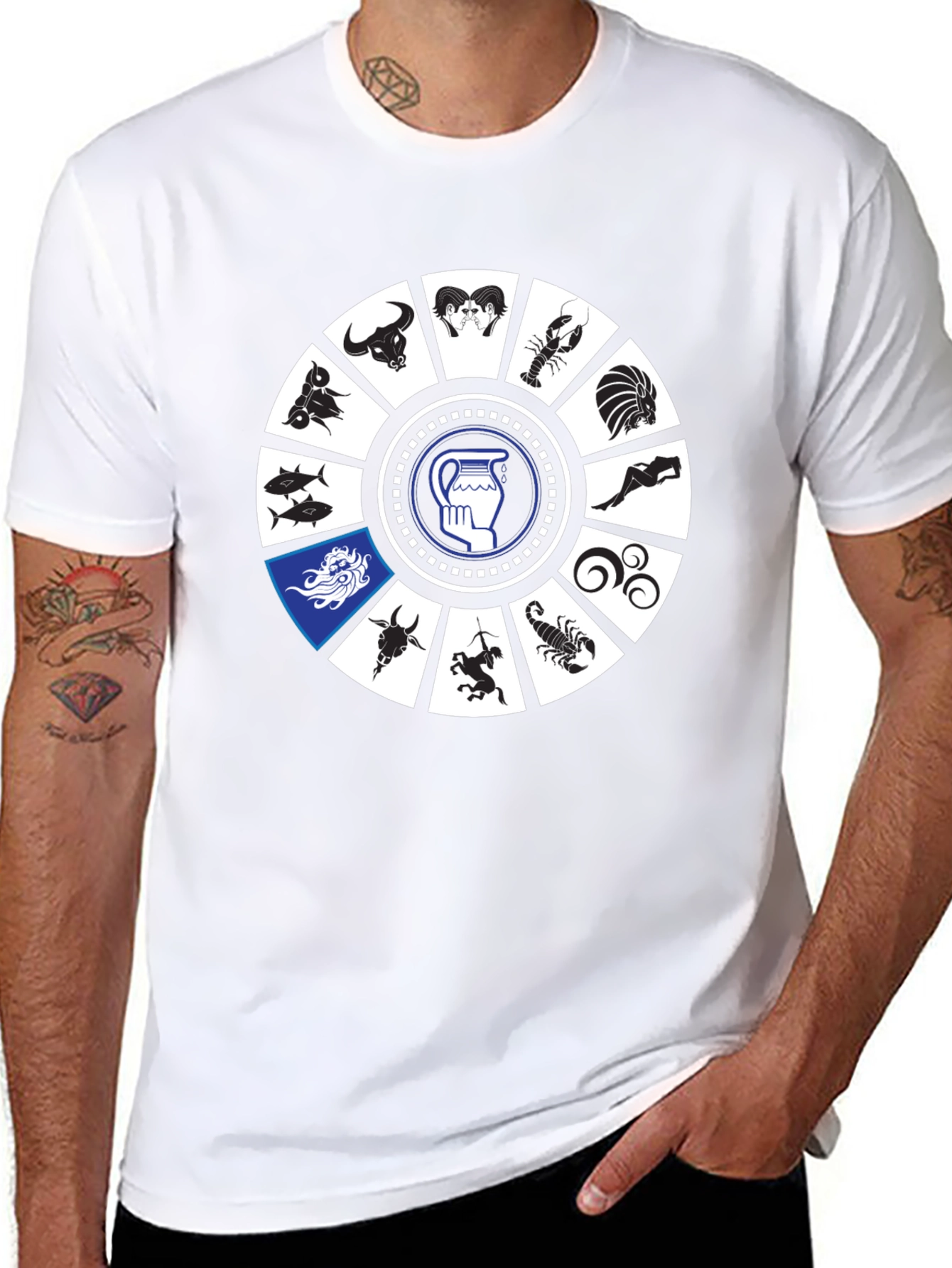 Zodiac Symbol T-Shirt - Astrology Sign Shirt