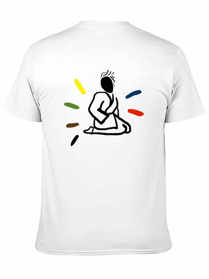 Meditating Martial Artist Graphic Tee