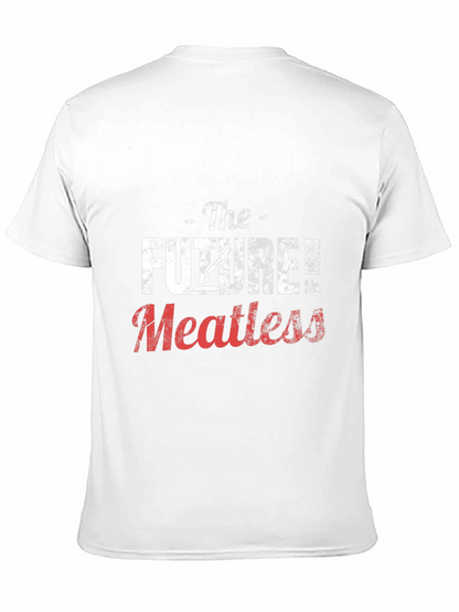 The Future of Meatless Black Graphic T-Shirt
