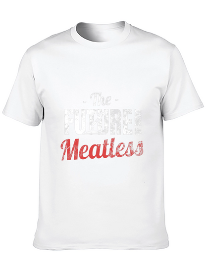 The Future of Meatless Black Graphic T-Shirt