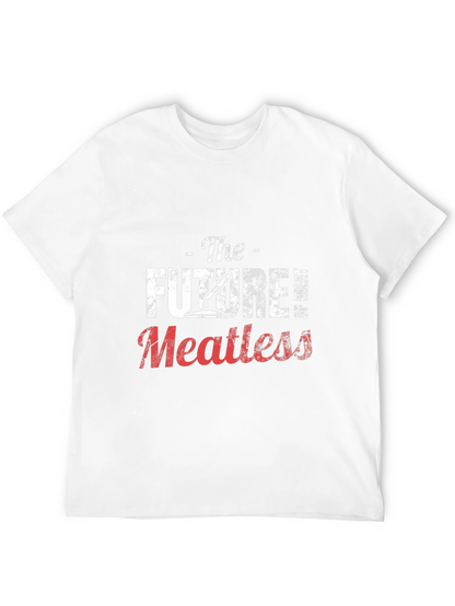 The Future of Meatless Black Graphic T-Shirt