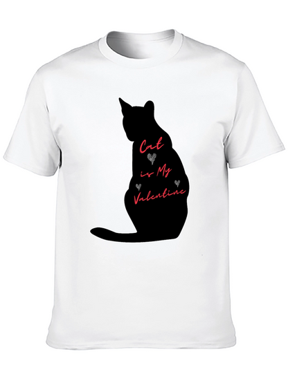 Cat is My Valentine Graphic Tee