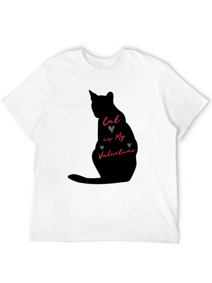 Cat is My Valentine Graphic Tee