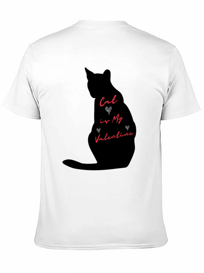 Cat is My Valentine Graphic Tee