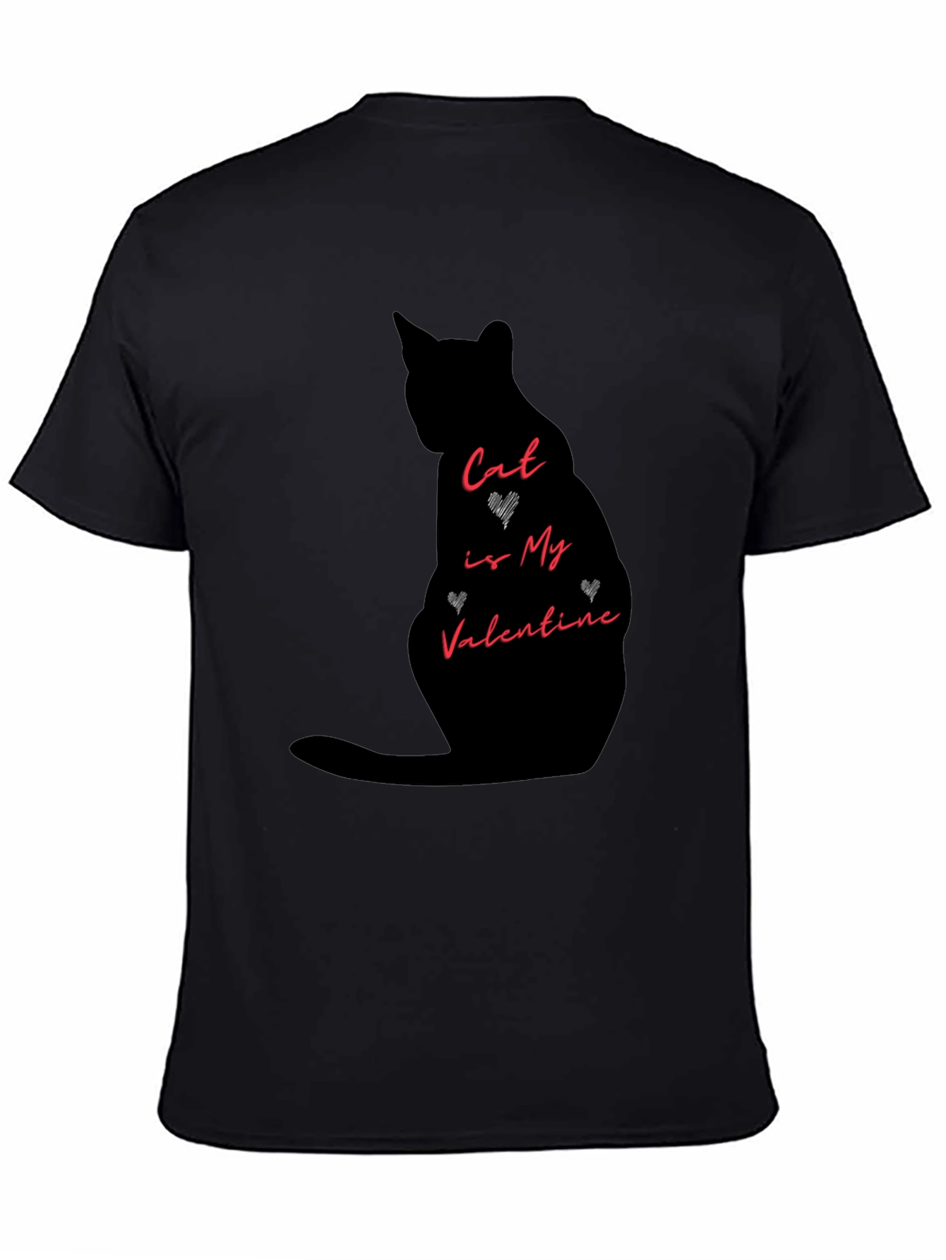 Cat is My Valentine Graphic Tee