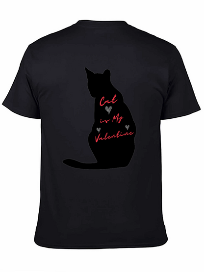 Cat is My Valentine Graphic Tee