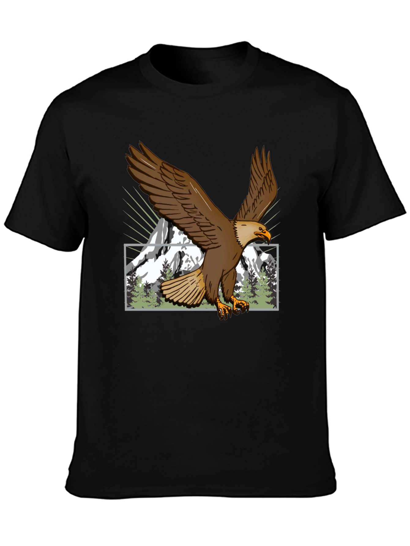 Eagle Mountain Graphic Tee - Nature Lovers Shirt